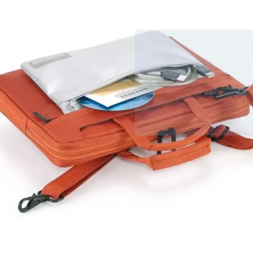 NWOT Tucano Work Out Slim Orange Laptop Bag